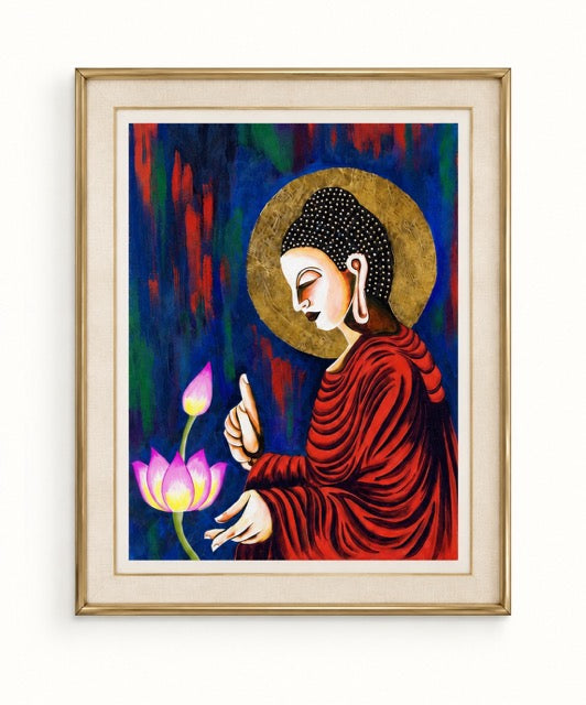 Peaceful Golden Buddha