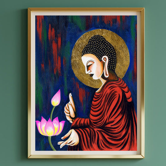 Peaceful Golden Buddha